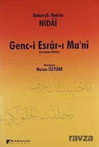 Genc-i Esrar-ı Ma'ni (İnceleme-Metin) - Karahan Kitabevi (Ders Kitapları)