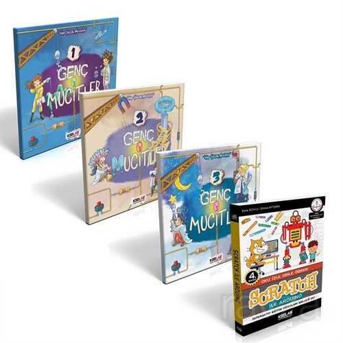 Genç Mucitler Seti 2 (4 Kitap) - Kodlab Yayın