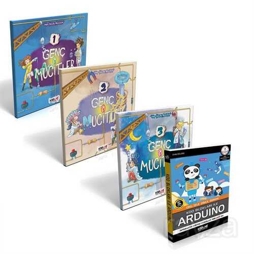 Genç Mucitler Seti 3 (4 Kitap) - Kodlab Yayın