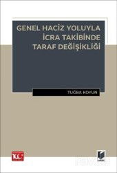 Genel Haciz Yoluyla İcra Takibinde Taraf Değişikliği - Adalet Yayınevi