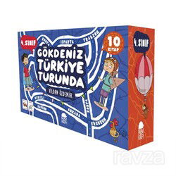 Gökdeniz Türkiye Turunda 4. Sınıf Seti - (10 Kitap) - Timaş Çocuk Yayınları