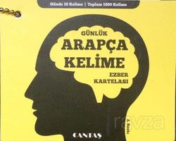 Günlük Arapça Kelime Ezber Kartelası - Cantaş Yayıncılık