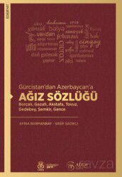 Gürcistan'dan Azerbaycan'a Ağız Sözlüğü - DBY Yayınları