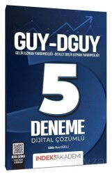 GUY-DGUY Gelir Uzman Yardımcılığı 5 Deneme Çözümlü - İndeks Akademi Yayıncılık