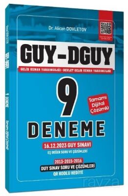 GUY DGUY Gelir Uzman Yardımcılığı 9 Deneme, Eş Değer DUY-GUY Çıkmış Sorular Çözümlü - 1