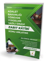GYS Adalet Bakanlığı Görevde Yükselme Yazılı Sınavı Zabıt Katibi Konu Anlatımı - Pelikan Tıp Teknik Yayınları
