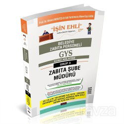 GYS Belediye Zabıta Personeli Konu Anlatımı Grup 3 Zabıta Şube Müdürü - Savaş Yayınları