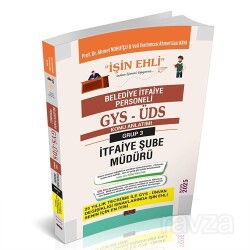 GYS-ÜDS Belediye İtfaiye Personeli 3. Grup İtfaiye Şube Müdürü Konu Anlatımı - Savaş Yayınları