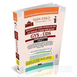 GYS-ÜDS Belediye ve Bağlı Kuruluşları Mahalli İdare Birlikleri Personeli Grup 1 Konu Anlatımı - Savaş Yayınları