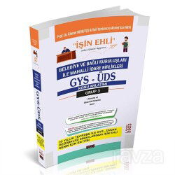 GYS-ÜDS Belediye ve Bağlı Kuruluşları Mahalli İdare Birlikleri Personeli Grup 3 Konu Anlatımı - Savaş Yayınları