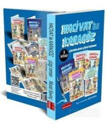 Hacivat İle Karagöz Çizgi Roman Seti 5 Kitap (1.ve 2. Sınıflara - 6+Yaş) - Bordo Ressam