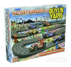 Hacivat - Karagöz ile Büyük Yarış Masa Üstü Oyun Seti - Mercan Okul Yayınları