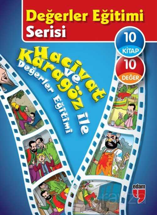 Hacivat ve Karagöz ile Değerler Eğitim Serisi (10 Kitap) - Edam Yayınları