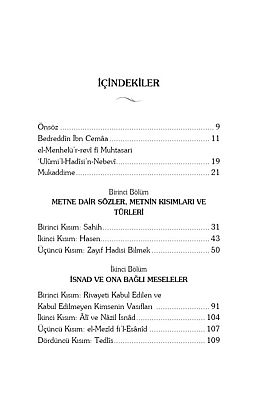 Hadis Usulü El Menhelür Revi Fi Muhtasari Ulumil Hadisin Nebevi - 3