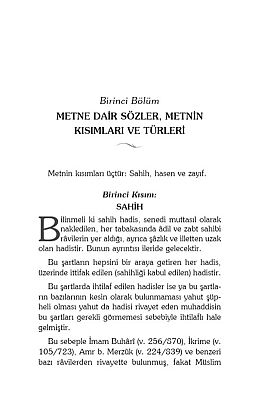 Hadis Usulü El Menhelür Revi Fi Muhtasari Ulumil Hadisin Nebevi - 6