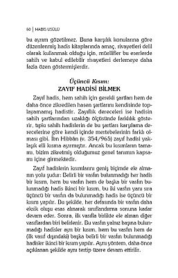 Hadis Usulü El Menhelür Revi Fi Muhtasari Ulumil Hadisin Nebevi - 7
