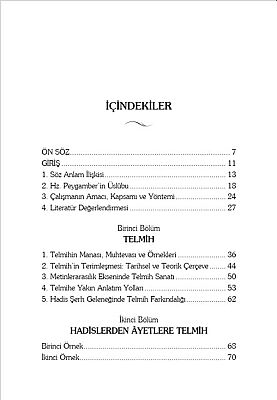 Hadislerde Örtük Anlam İlişkileri Telmih - 3