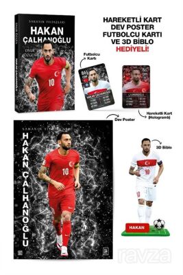 Hakan Çalhanoğlu / Sahanın Yıldızları - 3D Biblo, Hareketli Kart, Dev Poster ve Futbolcu Kartı Hediy - 1