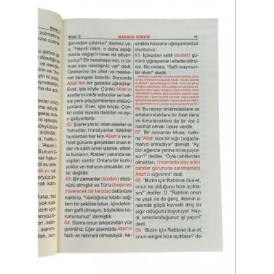 Haktan Yayınları Çanta Boy Metinsiz Yüce Meal (Kod:H-87) - 3