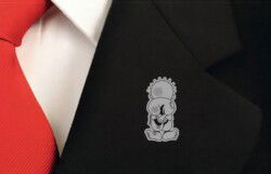 Hanzala Islami Pin Bros Metal Yaka Rozeti - Hobbi Tasarim