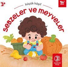 Hareketli Kitap 3d Küçük Kaşif Sebzeler ve Meyveler - 1