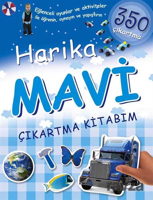 Harika Mavi Çıkartma Kitabım - 1