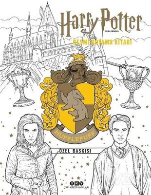 Harry Potter Filmlerinden Resmi Boyama Kitabı (Hufflepuff Özel Baskısı) - 1