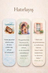 Hatirlayis Üçlü Ayraç Seti - Hobbi Tasarim