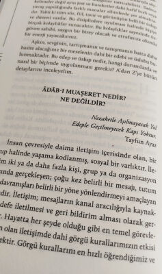 Hayat Sanatı Adabı Muaşeret - 3