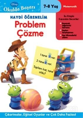 Haydi Öğrenelim Problem Çözme 7-8 Yaş / Disney Okulda Başarı 11 (Toys Story) - 1