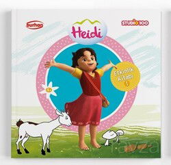 Heidi Etkinlik Kitabı 1 / Boyama, Alıştırma, Eşleştirme, Bulmaca, Yaz çiz Bul - Burhan Yayınları