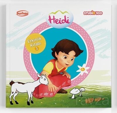 Heidi Etkinlik Kitabı 3 / Boyama, Alıştırma, Eşleştirme, Bulmaca, Yaz Çiz Bul - 1