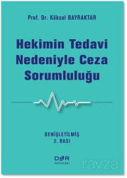 Hekimin Tedavi Nedeniyle Ceza Sorumluluğu - Der Yayınları