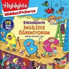 Hidden Pictures - Etkinliklerle İngilizce Öğreniyorum - Dikkat Atölyesi Yayınları