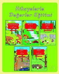 Hikayelerle Değerler Eğitimi Seti (5 Kitap) - Yarım Elma Yayınları