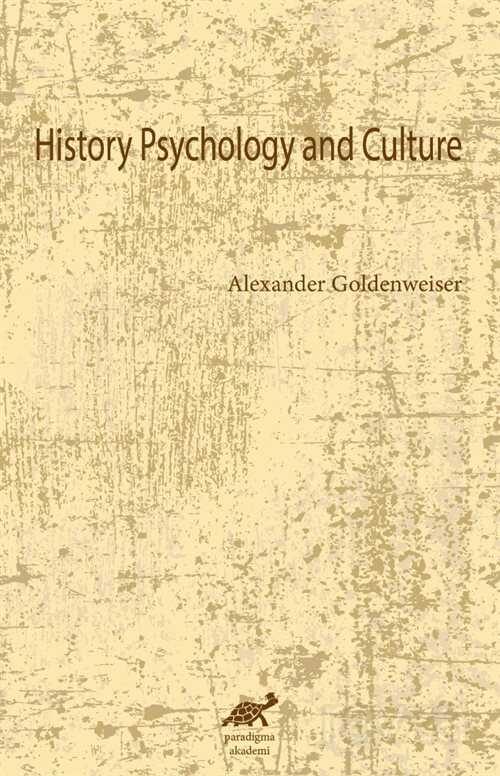 History Psychology and Culture - Paradigma Akademi Yayınları (Edirne)