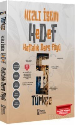 Hızlı İsem Hedef 5.Sınıf Türkçe Haftalık Ders Föyü - 1