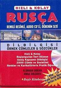 Hızlı-Kolay Rusça Renkli Resimli, Audio CD'li, Öğrenim Seti (2 kitap 7 CD) - Beşir Kitabevi