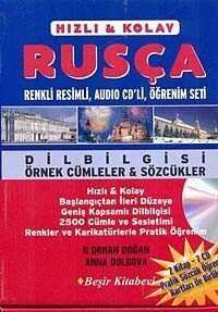 Hızlı-Kolay Rusça Renkli Resimli, Audio CD'li, Öğrenim Seti (2 kitap 7 CD) - 1