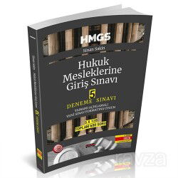 HMGS Hukuk Mesleklerine Giriş Sınavı 5 Deneme Sınavı - Savaş Yayınları