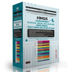 HMGS Kampı Hukuk Mesleklerine Giriş Sınavı Özet Konu Anlatım Kitabı 2025 (15 Kitap) - Savaş Yayınları