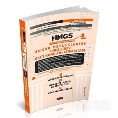 HMGS Özet Konu Anlatımı Avukatlık Hukuku Hukuk Felsefesi ve Sosyolojisi Türk Hukuk Tarihi - 1