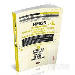 HMGS Özet Konu Anlatımı Borçlar Hukuku Genel ve Özel Hükümler - Savaş Yayınları