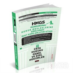 HMGS Özet Konu Anlatımı Ceza Hukuku Genel ve Özel Hükümler - Savaş Yayınları