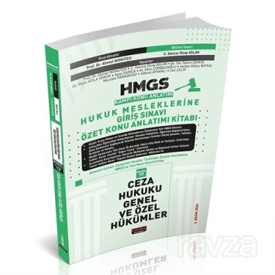 HMGS Özet Konu Anlatımı Ceza Hukuku Genel ve Özel Hükümler - 1