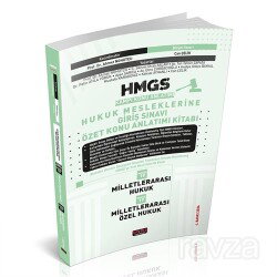 HMGS Özet Konu Anlatımı Milletlerarası Hukuk Milletlerarası Özel Hukuk - Savaş Yayınları