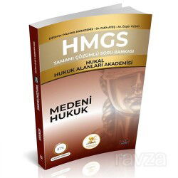 HMGS Tamamı Çözümlü Soru Bankası Medeni Hukuk - Savaş Yayınları