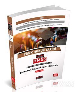 HMGS Türk Hukuk Tarihi Tamamı Çözümlü Hazırlık Kitabı - 1