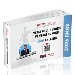HMGS Vergi Usul Hukuku ve Vergi Hukuku Konu Anlatımı - Savaş Yayınları