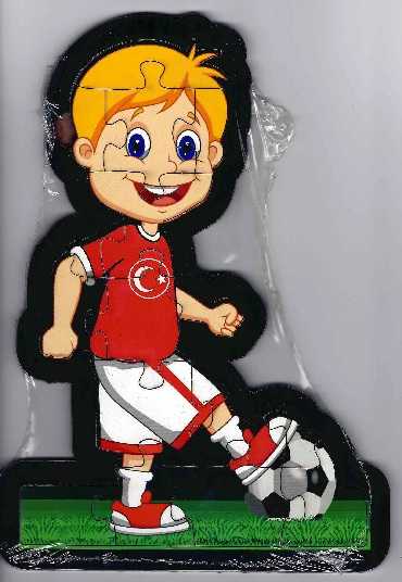 Futbolcu-Hikayeli Ahşap Puzzle - Ravzakitap Kampanya